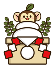 MONKEY STAMP sticker #4461220