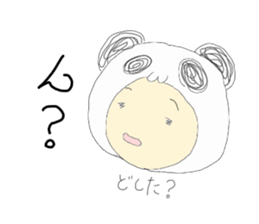 mami panda sticker #4461751