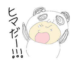 mami panda sticker #4461752