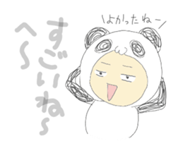 mami panda sticker #4461755