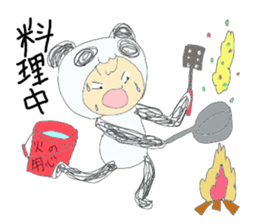 mami panda sticker #4461767