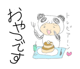 mami panda sticker #4461769