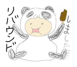 mami panda sticker #4461779