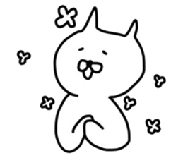 No tail loose white cat the second. sticker #4462069