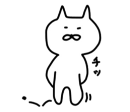 No tail loose white cat the second. sticker #4462082