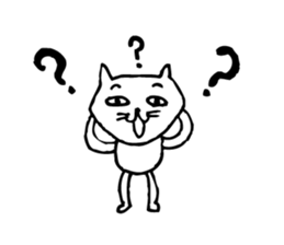 This cat is a Kawaii. sticker #4462366