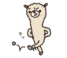 Three alpacas sticker- Negative thinking sticker #4463119