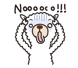 Three alpacas sticker- Negative thinking sticker #4463124