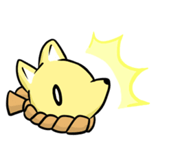 fox and raccoon dog ! sticker #4463307