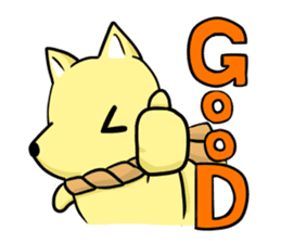 fox and raccoon dog ! sticker #4463318