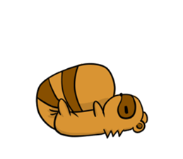 fox and raccoon dog ! sticker #4463321