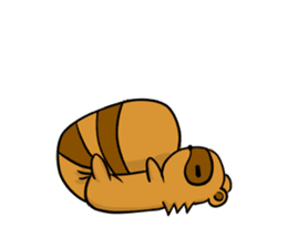 fox and raccoon dog ! sticker #4463321