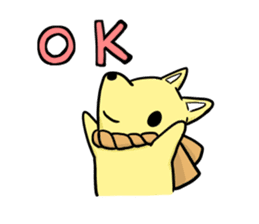 fox and raccoon dog ! sticker #4463341