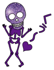 KiraKira skulls sticker #4463551