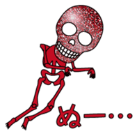 KiraKira skulls sticker #4463565