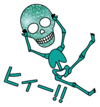 KiraKira skulls sticker #4463569