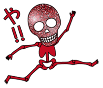 KiraKira skulls sticker #4463576