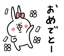 Thank you Rabbit sticker #4463892