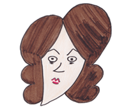 Y-chan Office Lady sticker #4465077