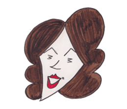 Y-chan Office Lady sticker #4465084