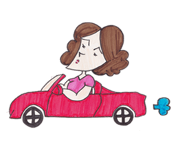 Y-chan Office Lady sticker #4465088