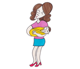 Y-chan Office Lady sticker #4465091