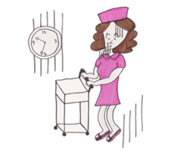 Y-chan Office Lady sticker #4465092