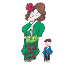 Y-chan Office Lady sticker #4465100