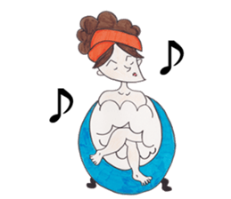 Y-chan Office Lady sticker #4465103