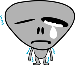 Gray the Alien sticker #4465395