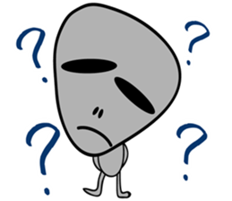 Gray the Alien sticker #4465400