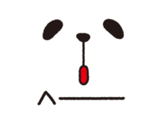 Close-up of a face sticker #4465808