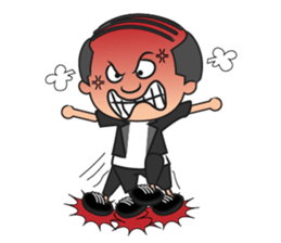 Strange Grandpa &  lady(in English) sticker #4467028