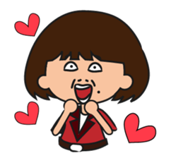 Strange Grandpa &  lady(in English) sticker #4467055