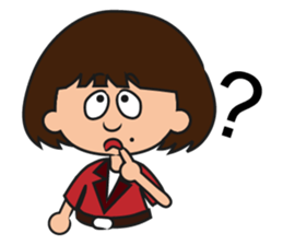 Strange Grandpa &  lady(in English) sticker #4467062