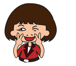 Strange Grandpa &  lady(in English) sticker #4467063