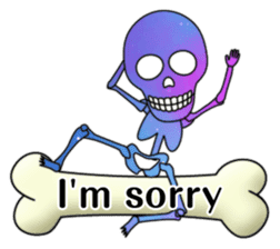 KiraKira Galaxy skulls sticker #4467218