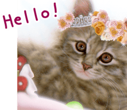 Painting of Puppies and Kittens sticker #4467589