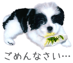 Painting of Puppies and Kittens sticker #4467612