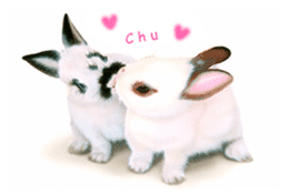 Painting of Puppies and Kittens sticker #4467623