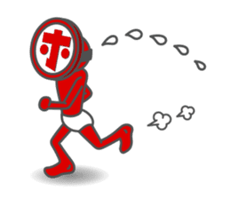 HONNMADEKKA-MAN sticker #4468368