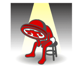 HONNMADEKKA-MAN sticker #4468369