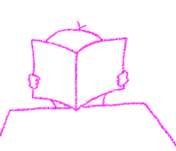 Crayon girl and Boy sticker #4468692