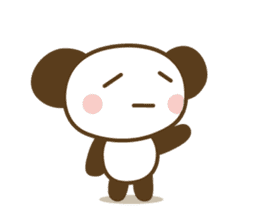 Warm fuzzy panda sticker #4468952