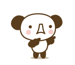 Warm fuzzy panda sticker #4468953