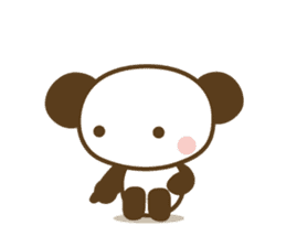 Warm fuzzy panda sticker #4468956