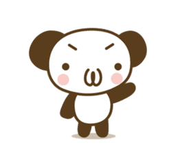 Warm fuzzy panda sticker #4468957