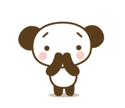Warm fuzzy panda sticker #4468962
