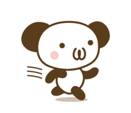 Warm fuzzy panda sticker #4468966