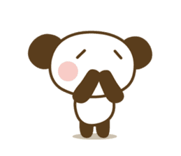 Warm fuzzy panda sticker #4468968